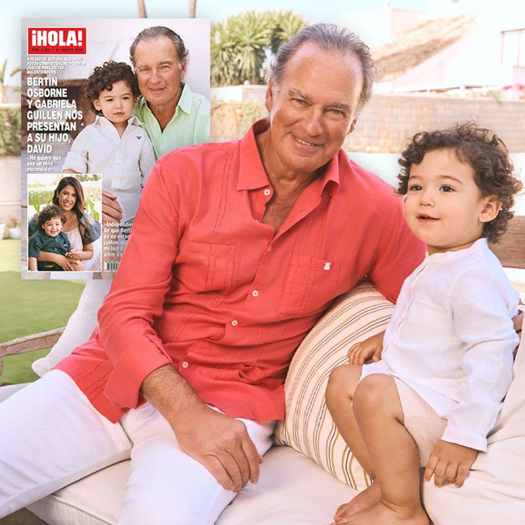 EXCLUSIVA. Bertín Osborne y Gabriela Guillén nos presentan a su hijo David: "No quiero que sea un niño escondido"