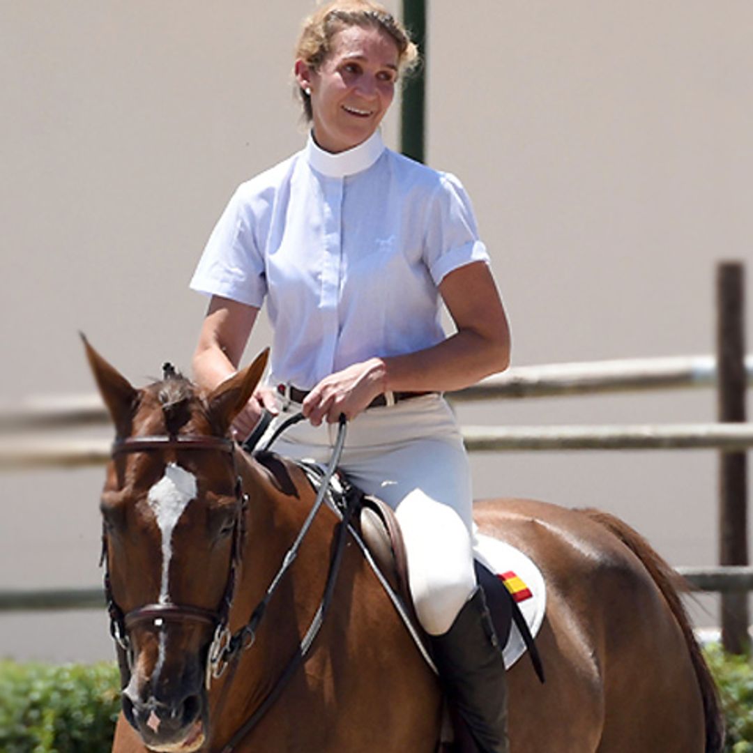 La infanta Elena recibe el alta tras su accidente de equitación