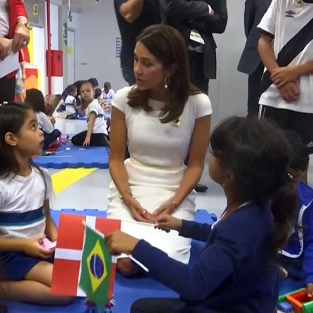 Mary de Dinamarca muestra su lado más maternal en Río de Janeiro