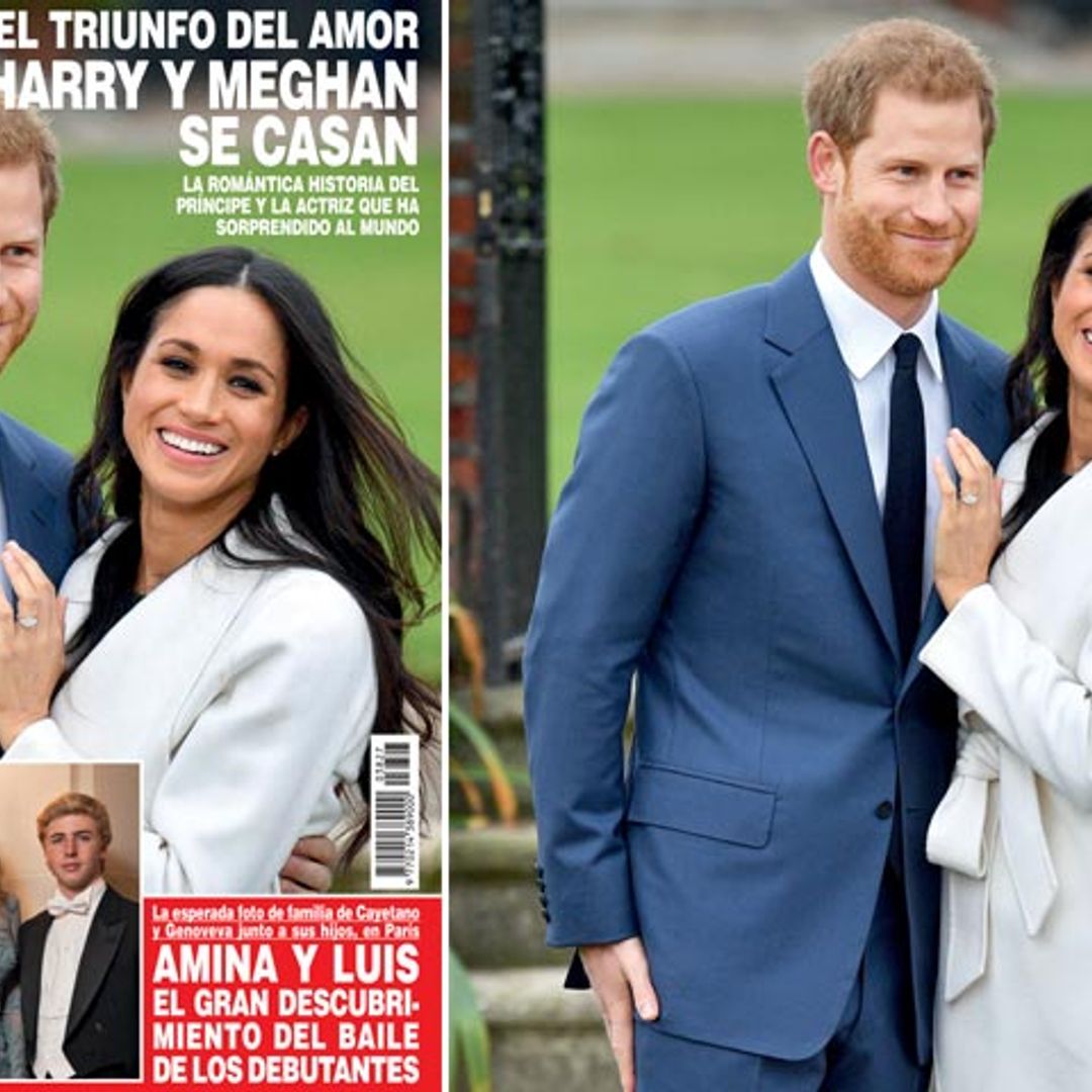 En ¡HOLA!, Harry y Meghan se casan