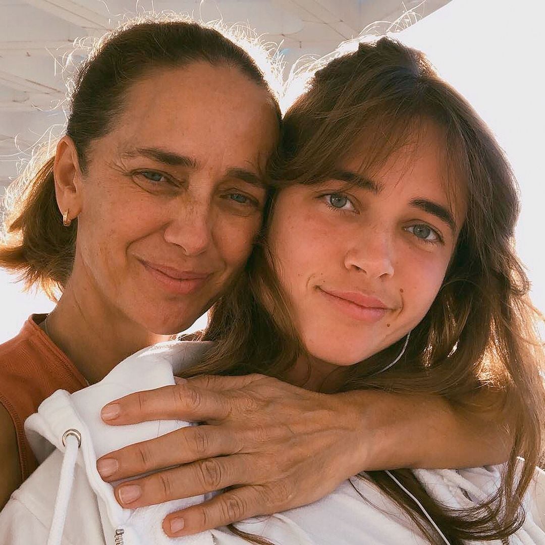 Blanca con su primogénita, Blanca Osorio