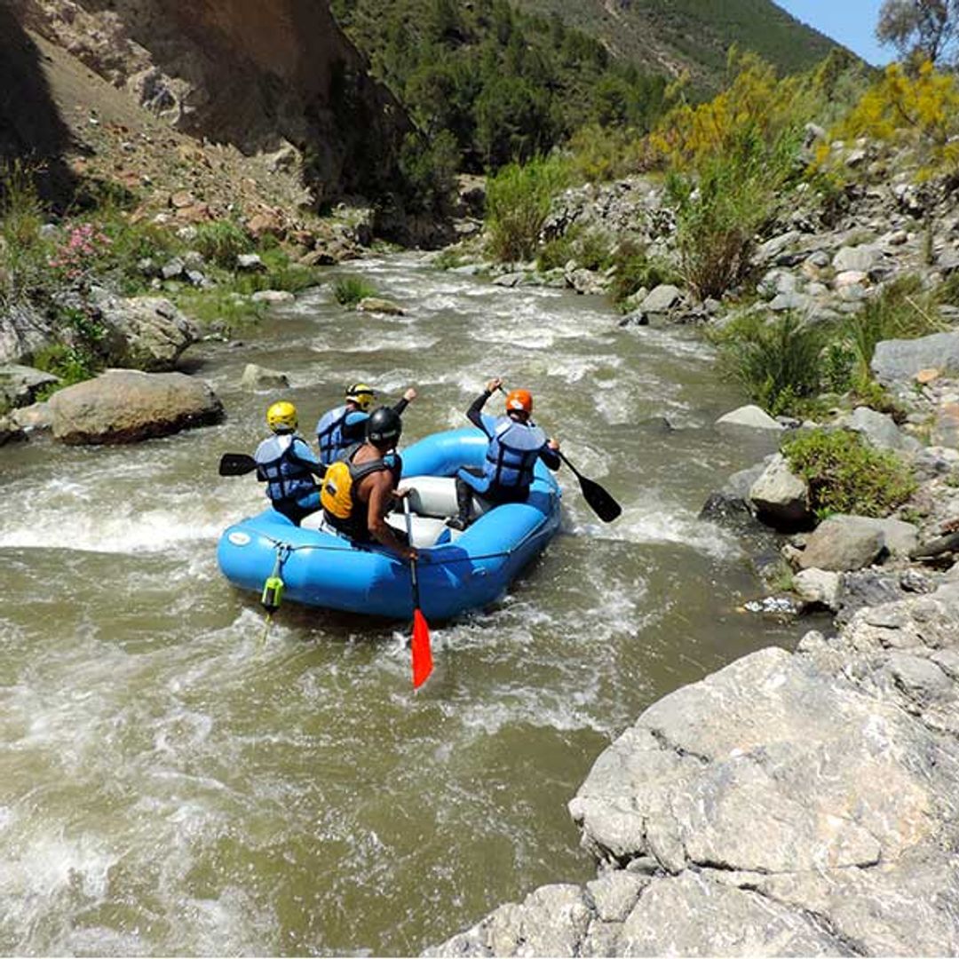 Rafting por el río Guadalfeo, Granada