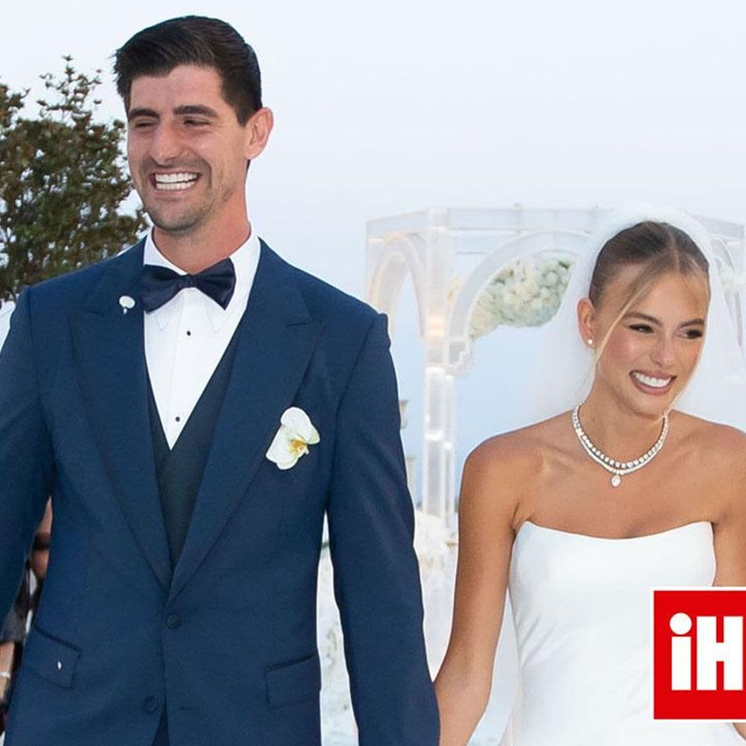 El romántico ‘sí, quiero’ de Thibaut Courtois y Mishel Gerzig: del vestido de la novia a la emoción del futbolista
