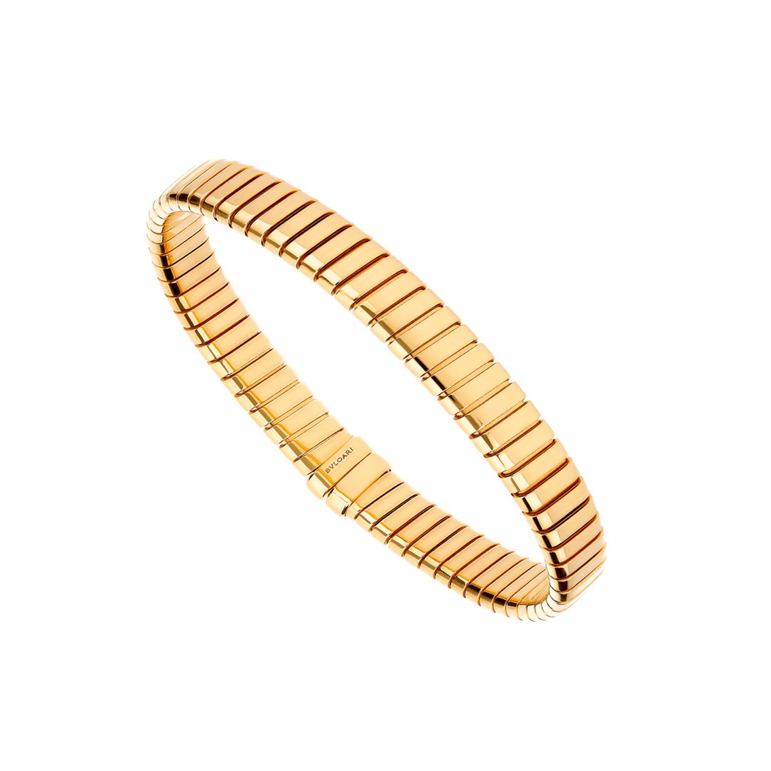 Pulsera de oro (9.800 €), de Bvlgari