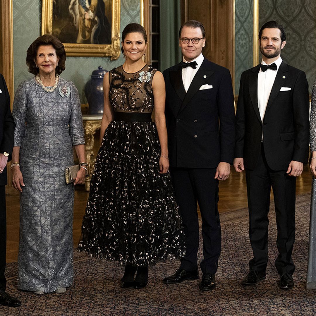 Una espectacular cena de gala da comienzo a las celebraciones por el Jubileo de Carlos Gustavo de Suecia