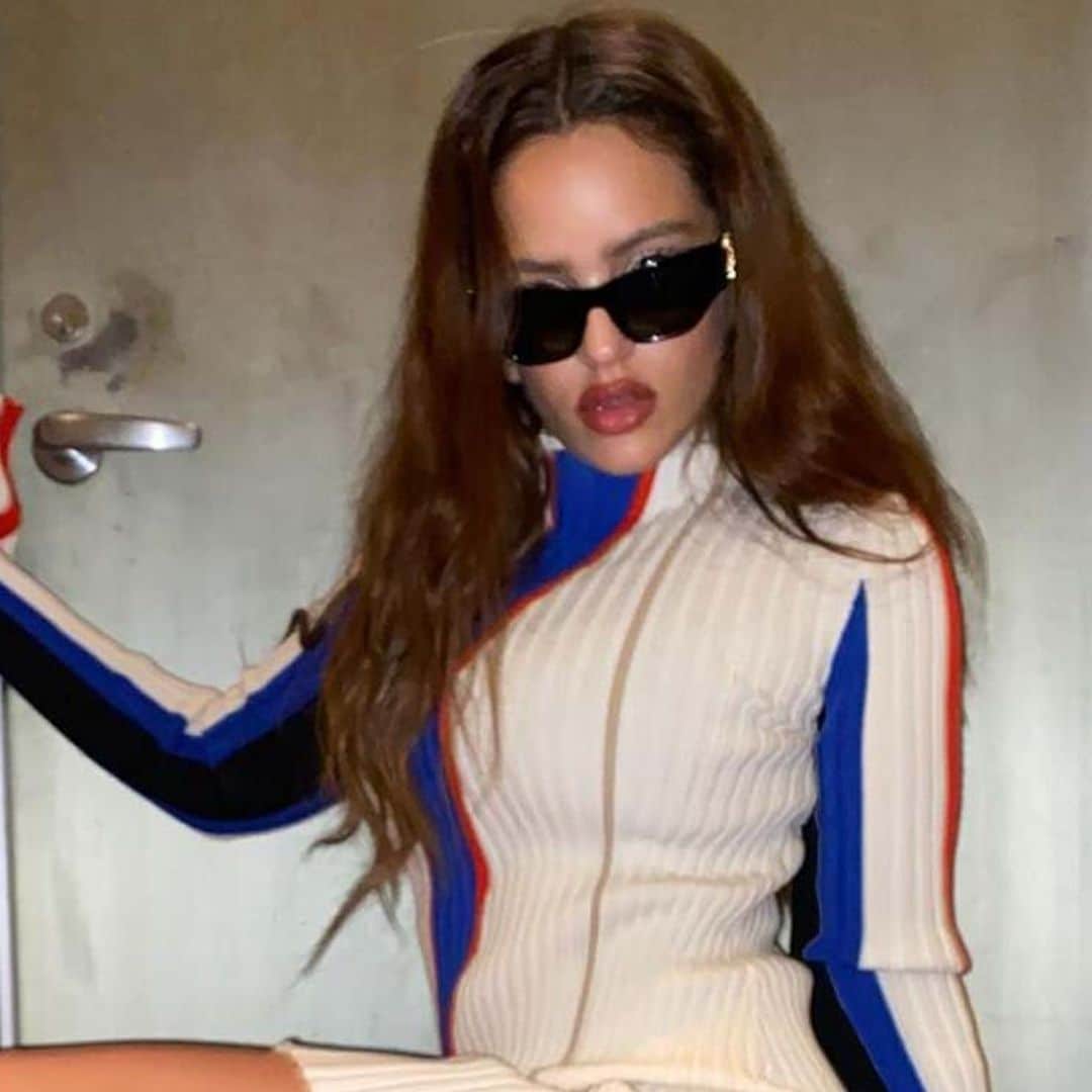 Rosalía y el vestido de punto deportivo con vocación de convertirse en viral