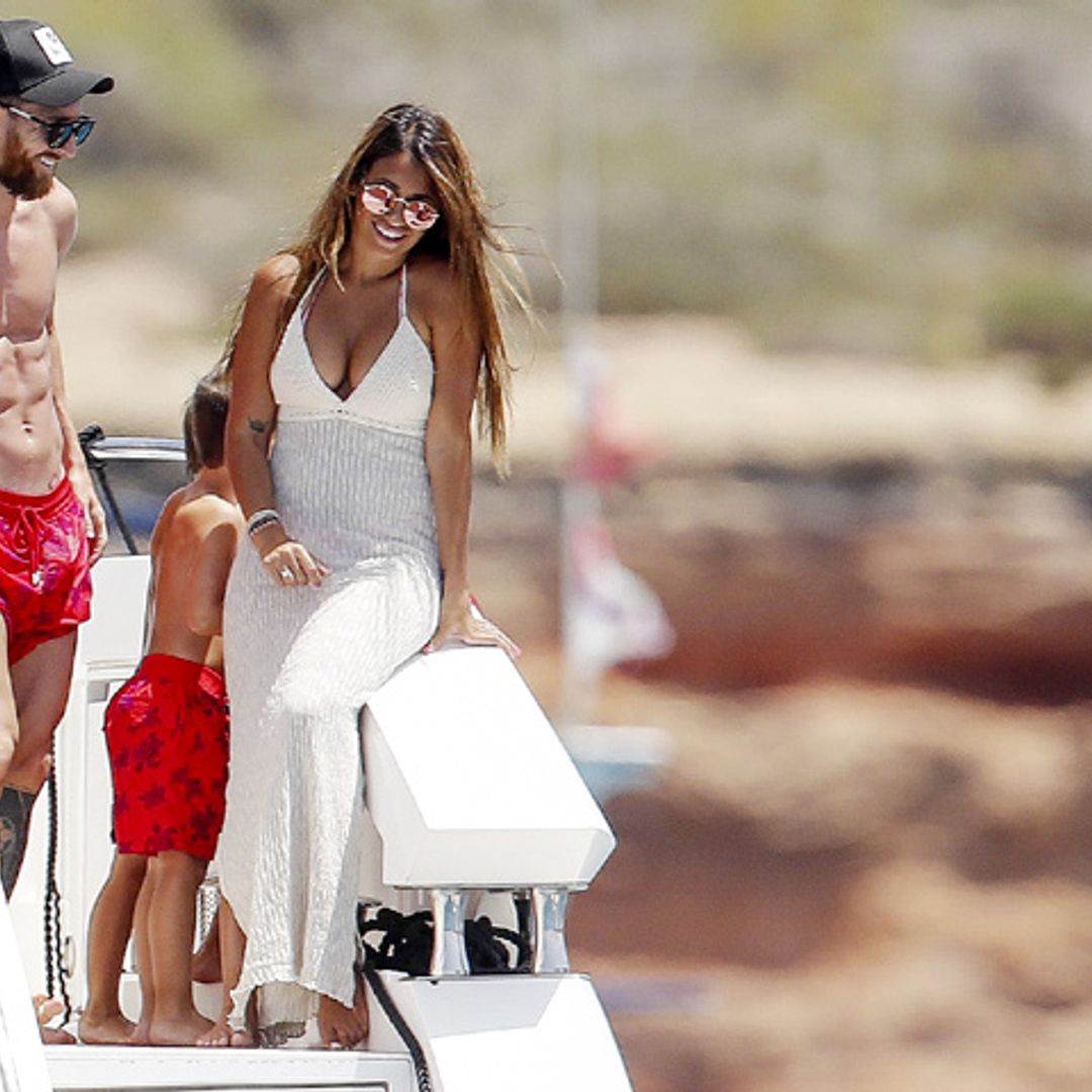 ¡Al agua, patos! Leo Messi y Antonela Roccuzzo disfrutan de sus vacaciones familiares en Ibiza