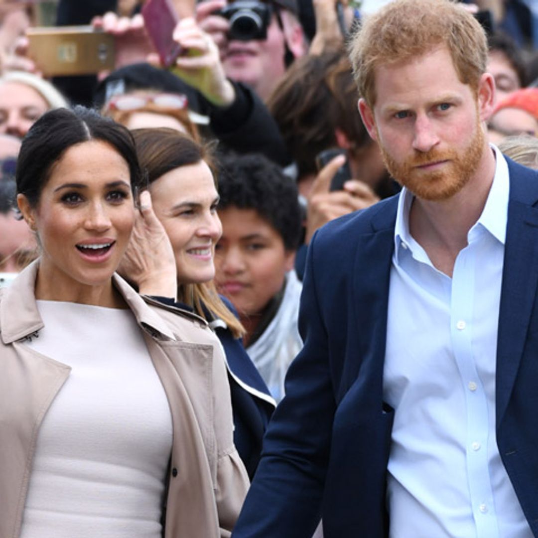 No te pierdas la reacción de Meghan al descubrir una cara conocida entre la multitud