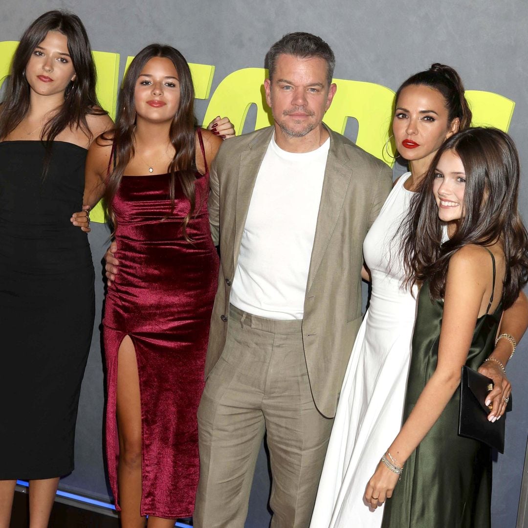 Matt Damon y Luciana Barroso celebran 20 años de matrimonio: de su flechazo en un rodaje a su discreta vida con 4 hijas