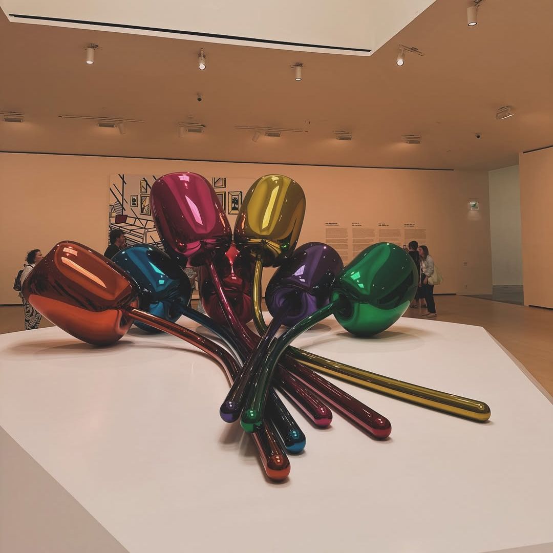 Instalación Tulipanes en el Museo Guggenheim de Bilbao