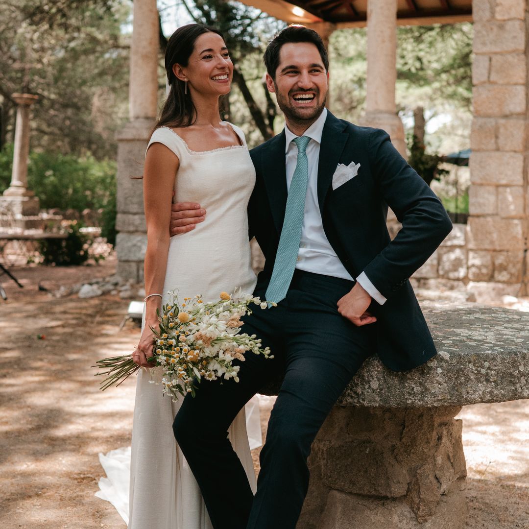 Cristina, la novia que cambió Nueva York por Madrid en una boda con guiños turcos y "los meseros y el seating plan bordados con flores"