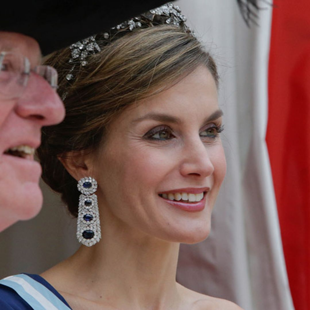 La reina Letizia elige las joyas de la reina Victoria Eugenia para sus citas de gala en el Reino Unido