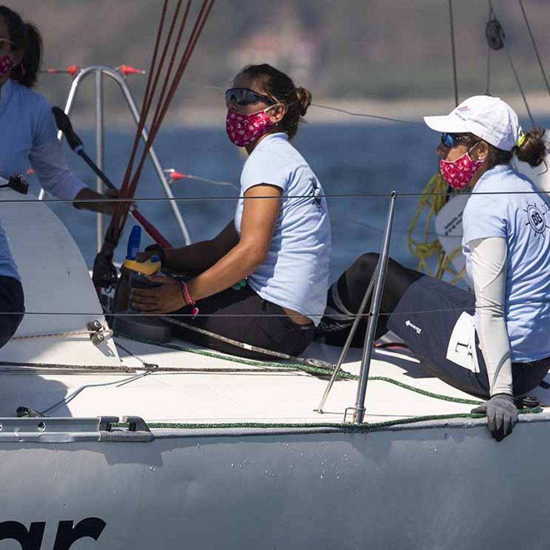 El 35º Trofeo Príncipe de Asturias ya está en marcha en la bahía de Baiona