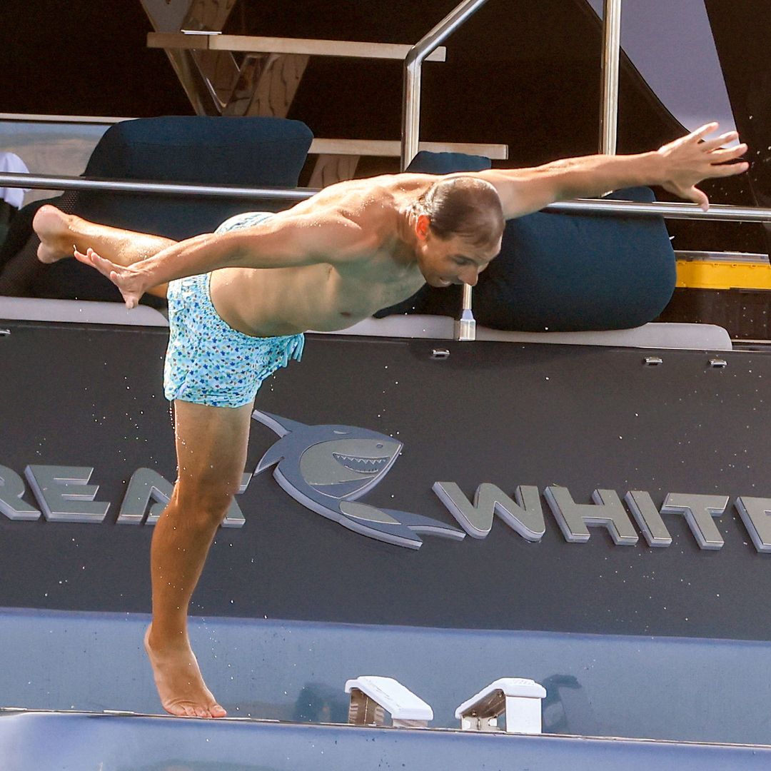Rafa Nadal disfruta del Mediterráneo