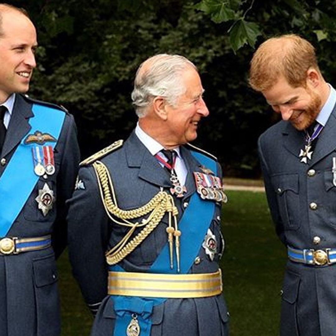 ¿Es esta la imagen de la reconciliación del príncipe Guillermo y el príncipe Harry?
