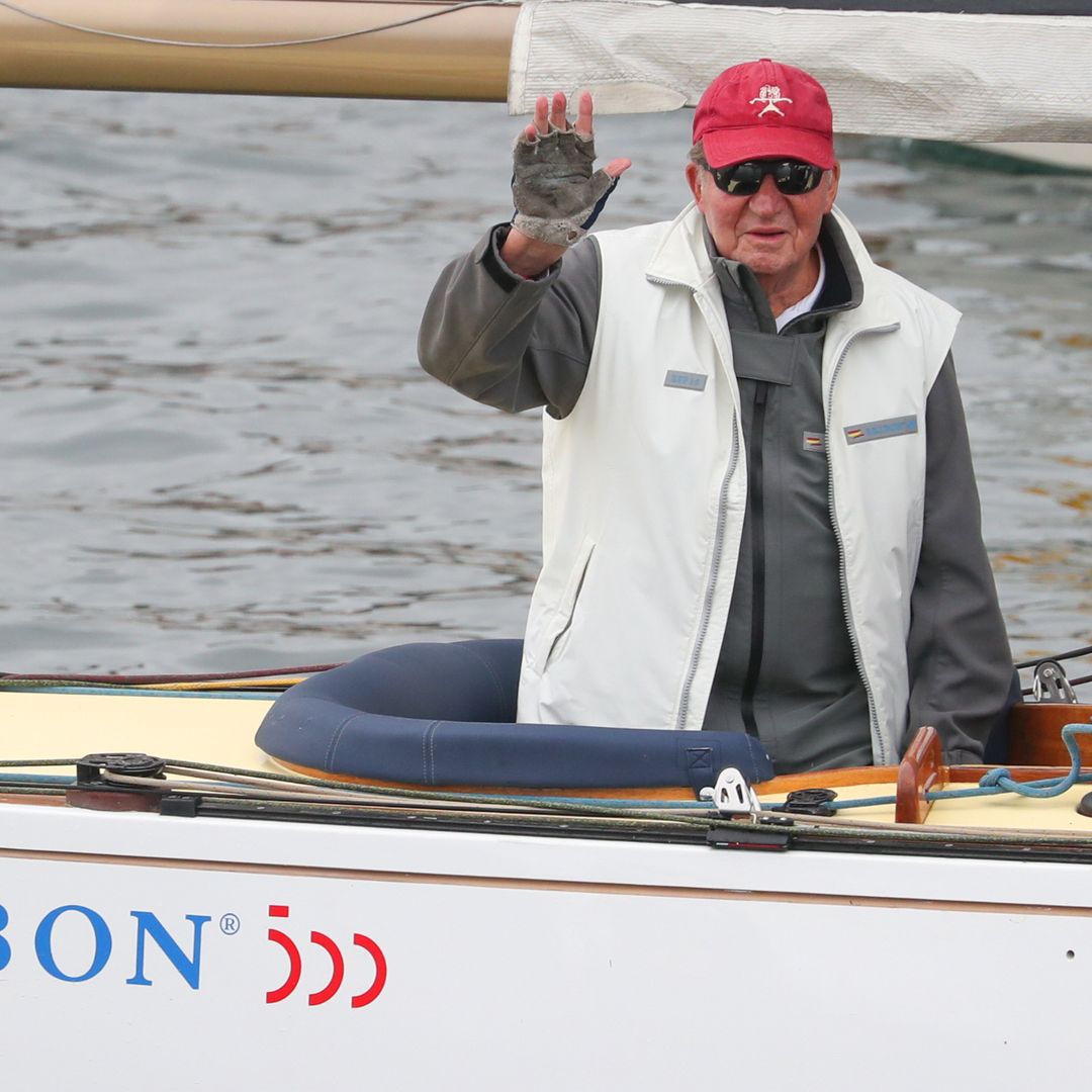 El Rey Juan Carlos a bordo del Bribón
