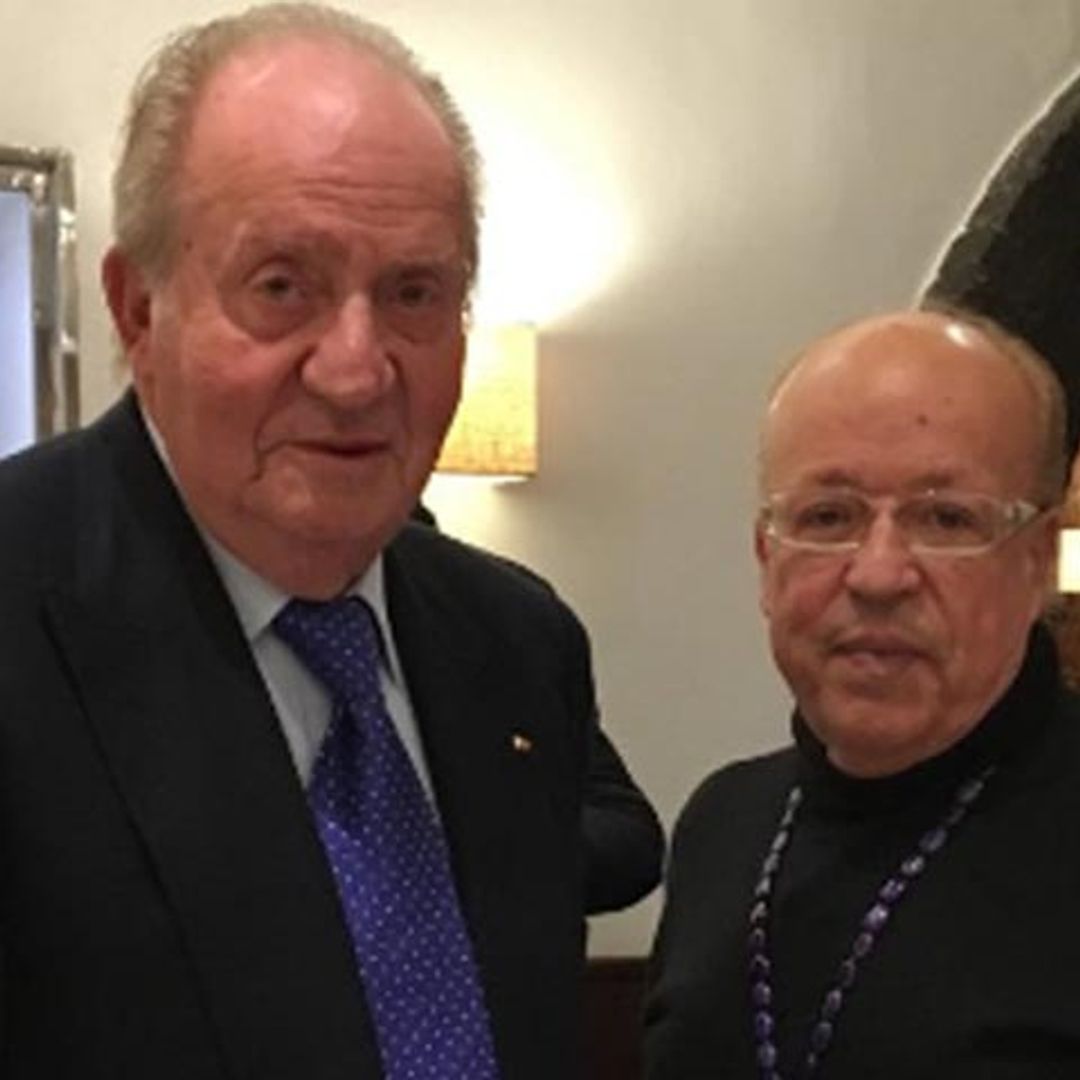 El curioso encuentro del rey Juan Carlos y Rappel