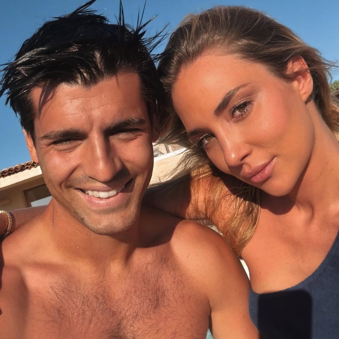 Alice Campello y Álvaro Morata derrochan felicidad y se ponen morenos en un verano diferente y muy especial tras reconciliarse: "Te amo"
