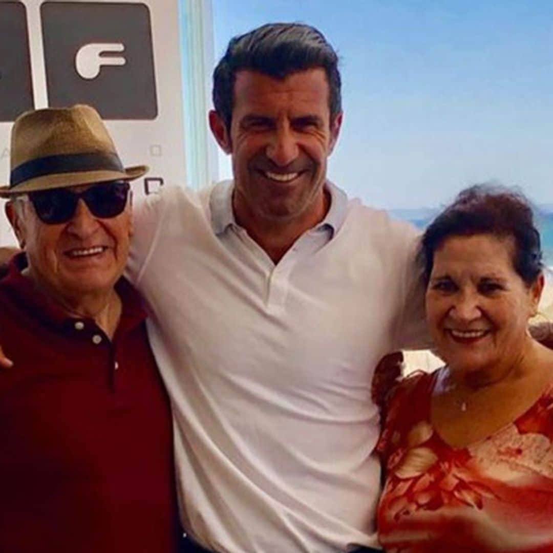 'Amor eterno', la emocionada despedida de Luis Figo a su madre
