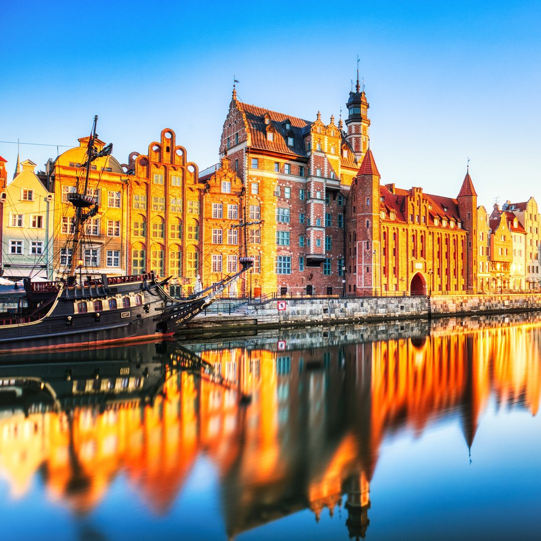 Ciudad vieja de Gdansk, Polonia