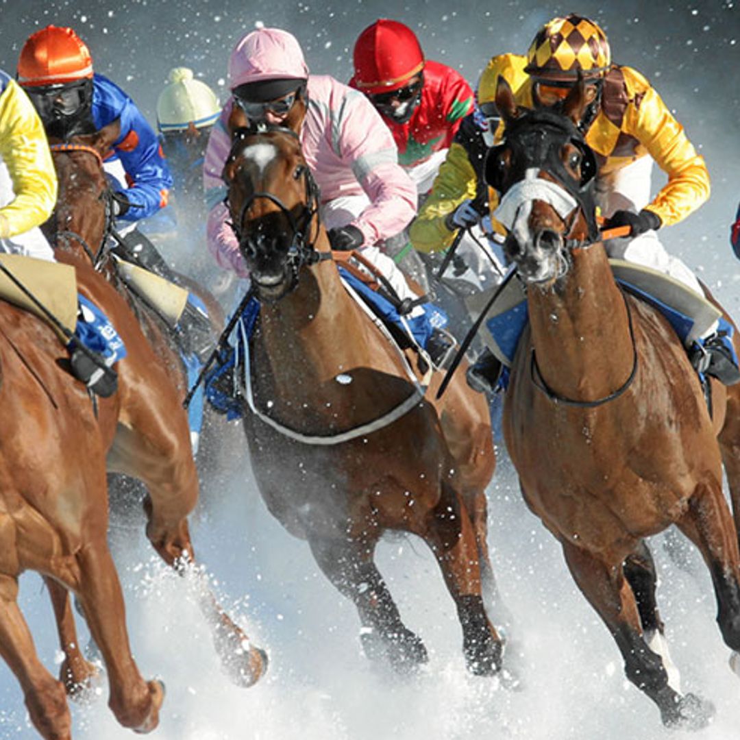 Galopando sobre hielo con mucho glamour
