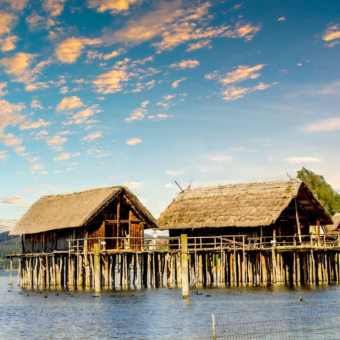 Palafitos de Unteruhldingen, lago Constanza, Alemania