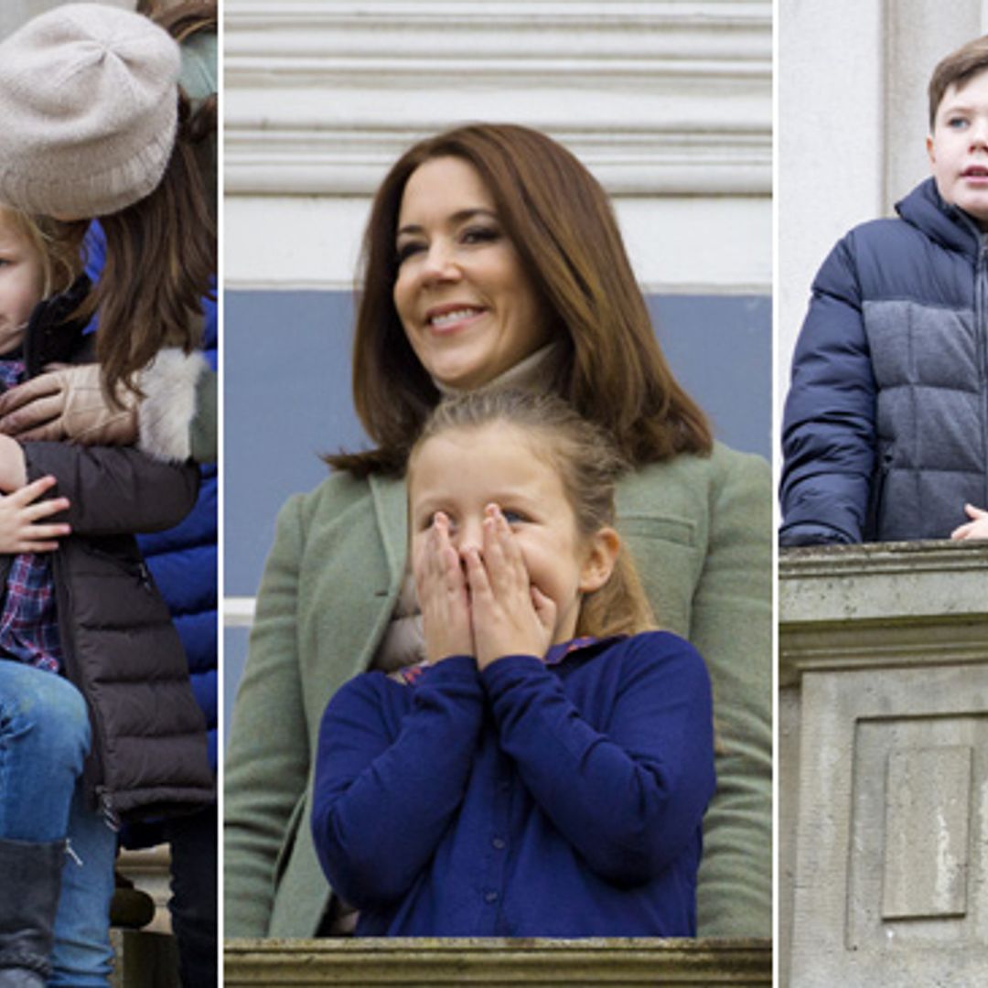 Christian, Isabella y los mellizos de Dinamarca... y sus reales travesuras