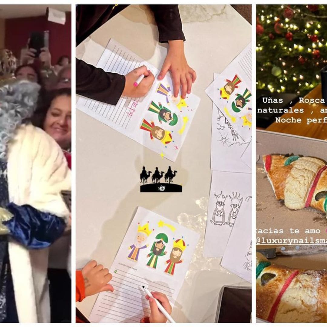 Con mucha ilusión, así celebran los famosos el Día de Reyes