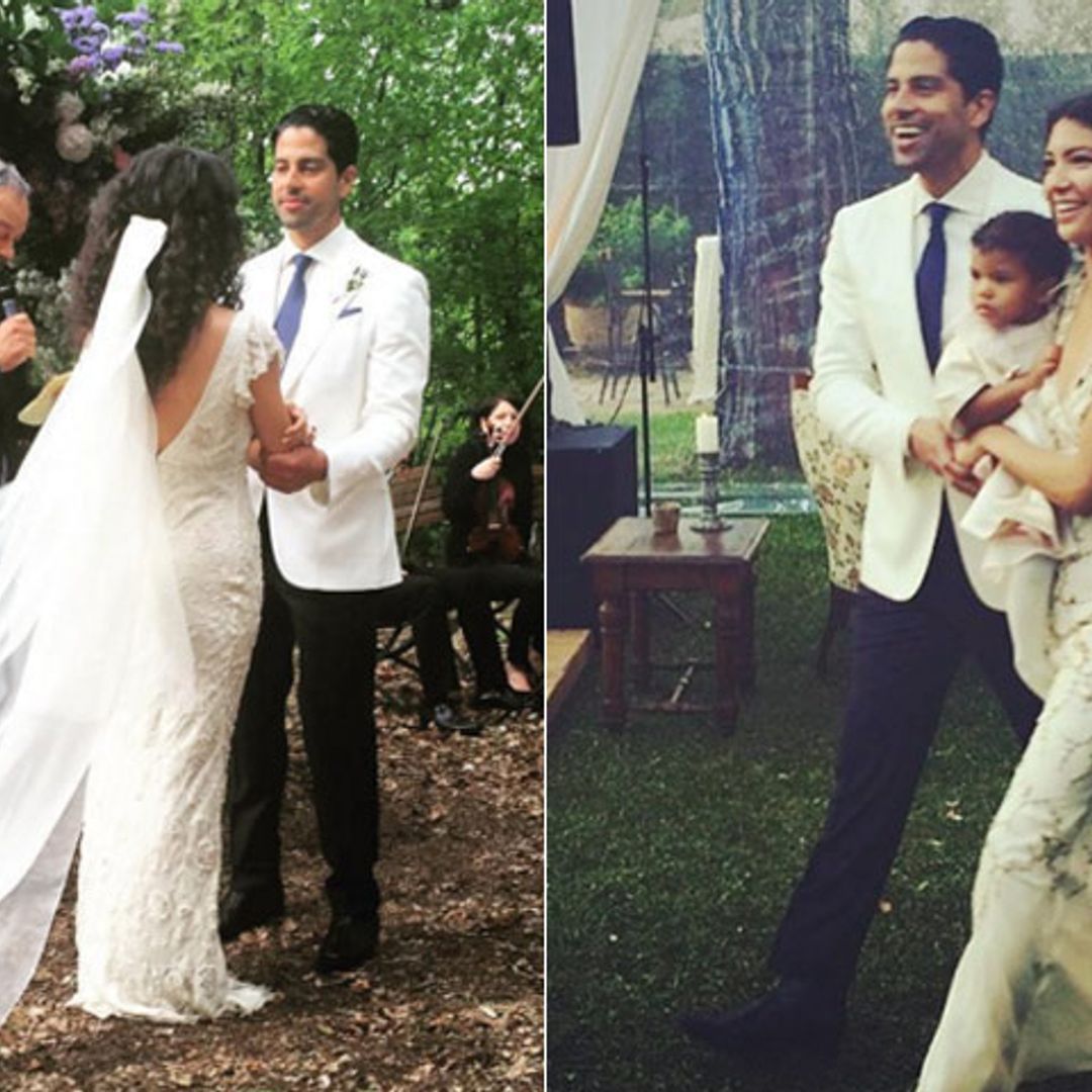 La romántica boda de Adam Rodriguez, protagonista de 'CSI: Miami'