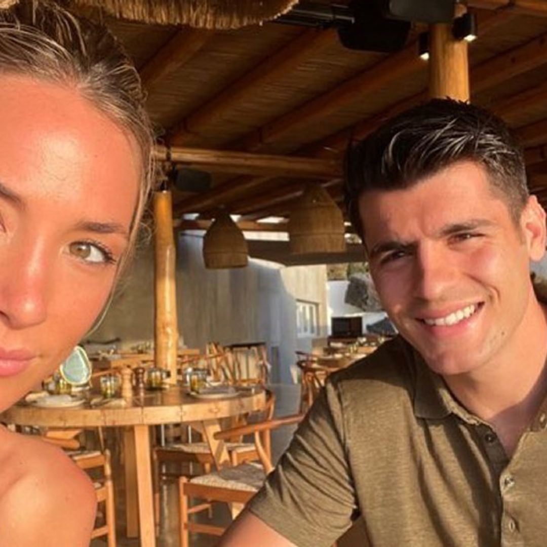 Las imágenes más emotivas de Alice consolando a Morata tras la derrota en la Eurocopa