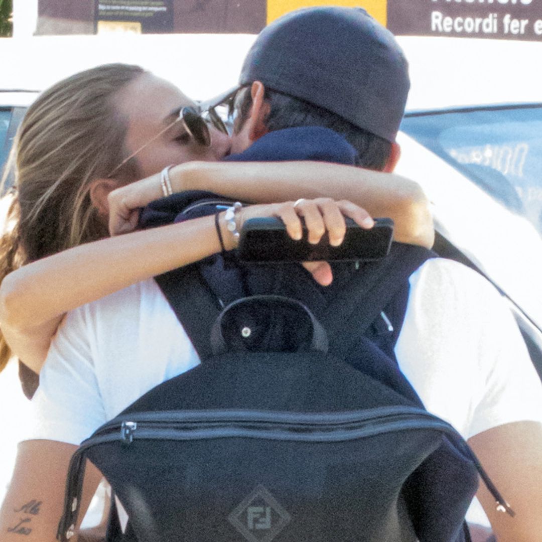 Alice Campello y Álvaro Morata se comen a besos en su reencuentro en Ibiza tras el robo en su hogar