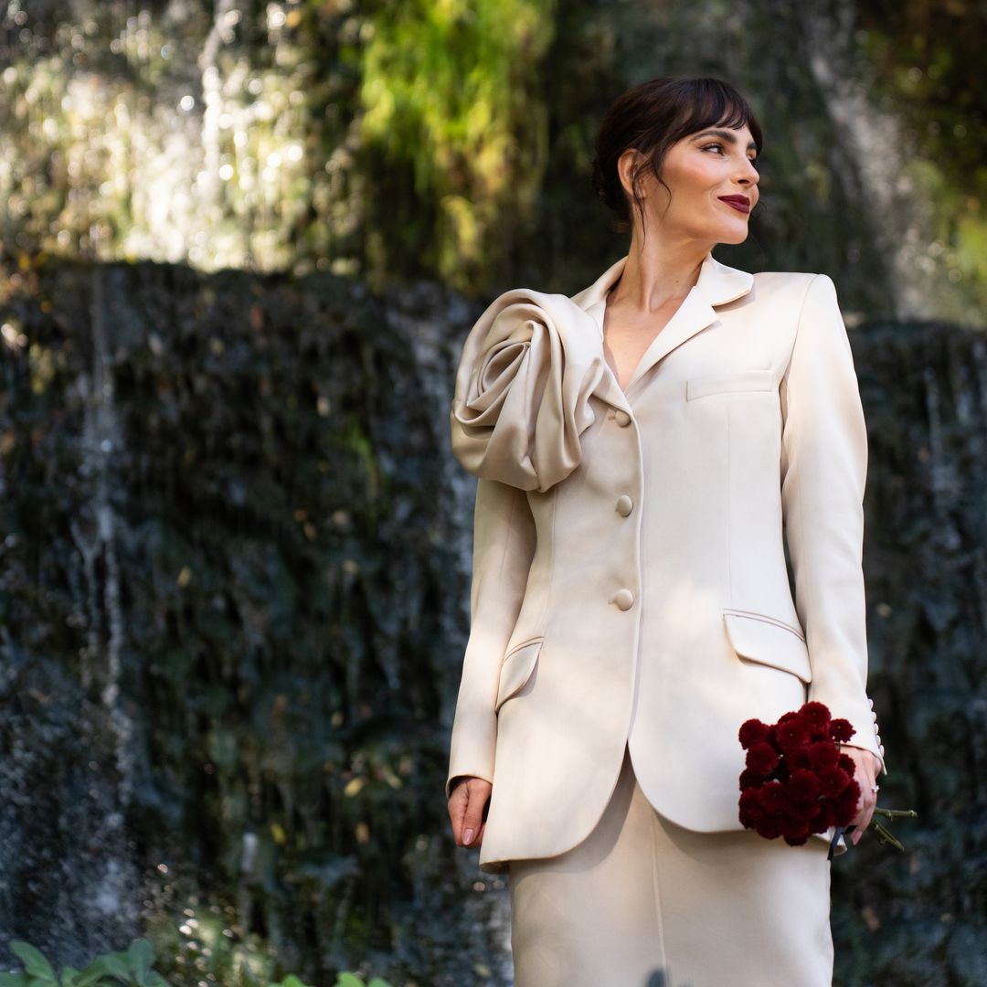 Andrea Duro: el look de su boda civil al detalle