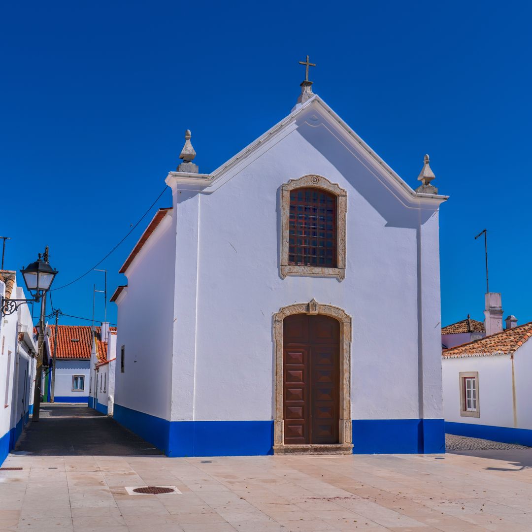 Porto Covo, iglesia Alentejo, Portugal