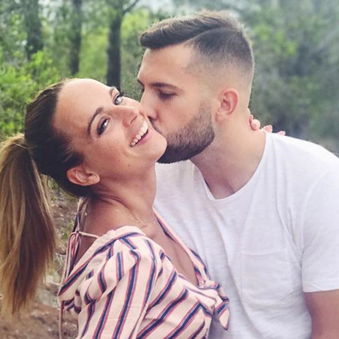 La bonita dedicatoria de Jordi Alba a su novia embarazada y la 'baby shower' inesperada