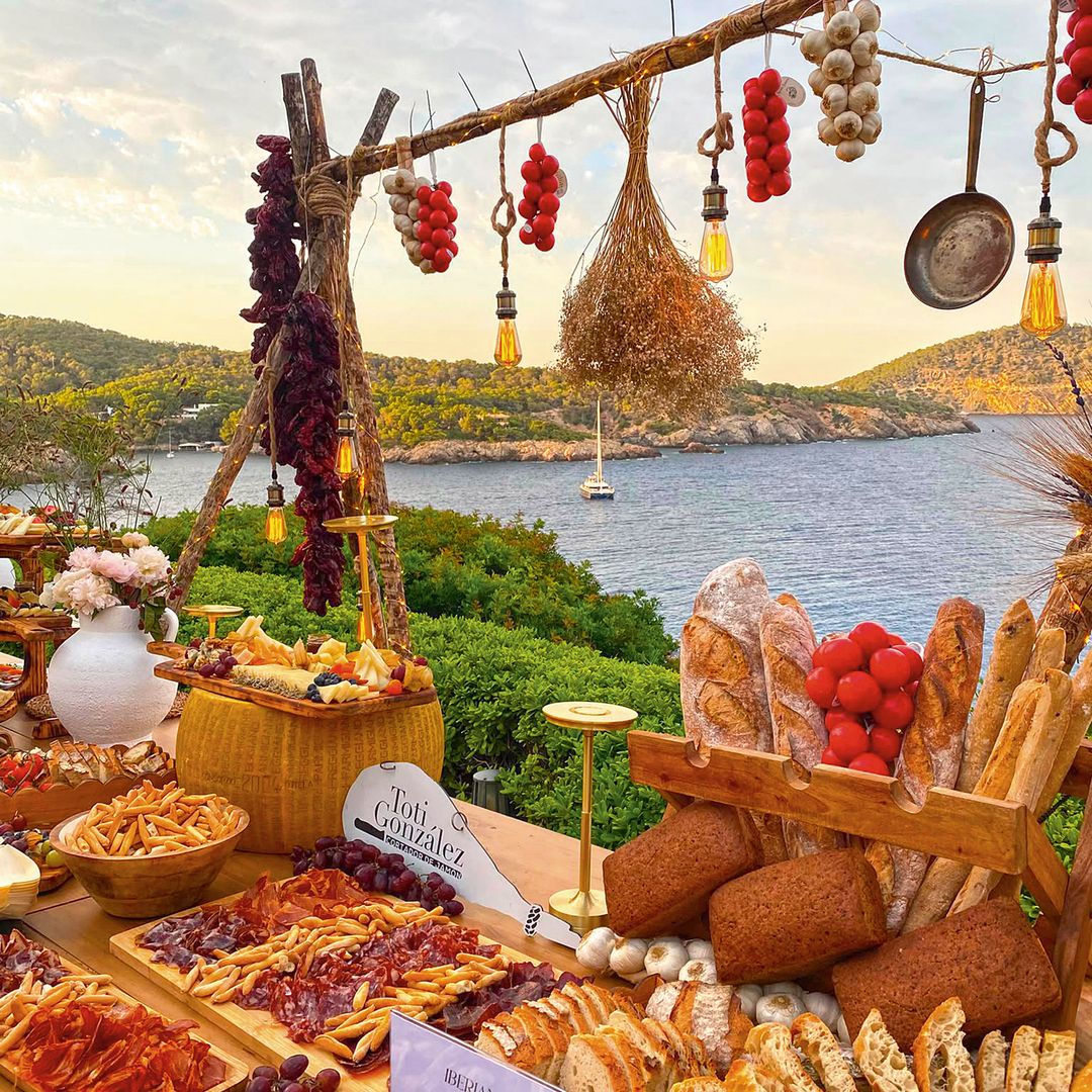 El catering de la boda de Rocío Crusset 