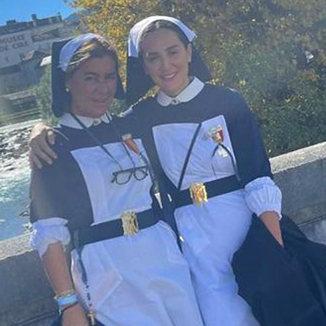 Tamara Falcó regresa 'feliz' a Madrid tras su primera peregrinación al Santuario de Nuestra Señora de Lourdes