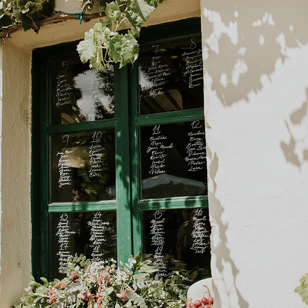 Doce ideas para un 'seating plan' sostenible (y bonito) en tu boda