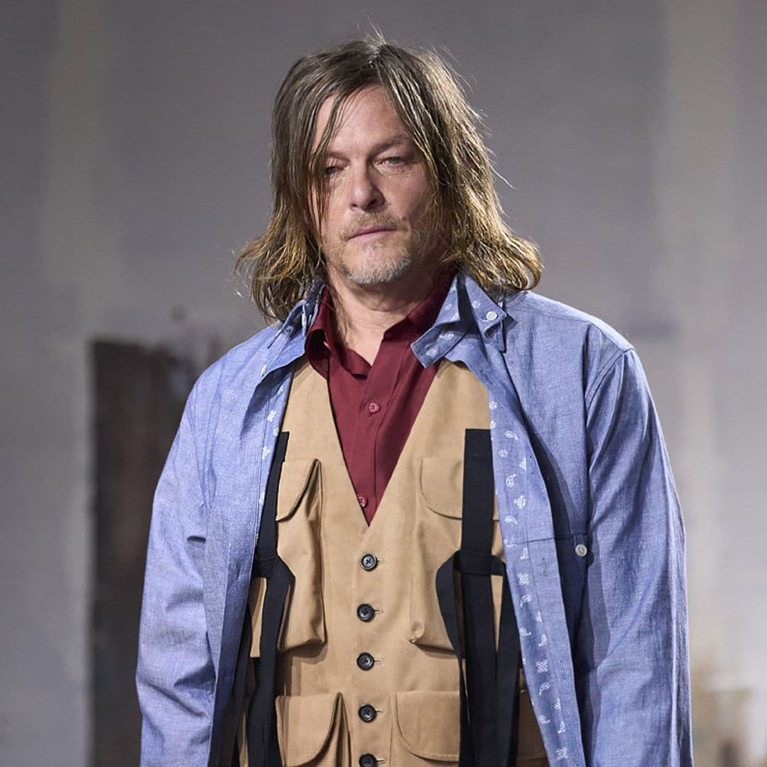 El día que el actor Norman Reedus se convirtió en un modelo más de la pasarela de París