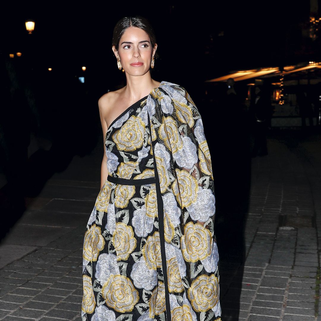 Sofía Palazuelo, de boda en el Versalles gallego en la recta final de su embarazo: su look y todos los detalles del enlace