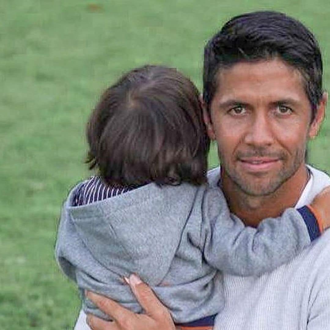 Un castillo hinchable para 'relajarse': la tarde de juegos de Fernando Verdasco con su hijo Miguel