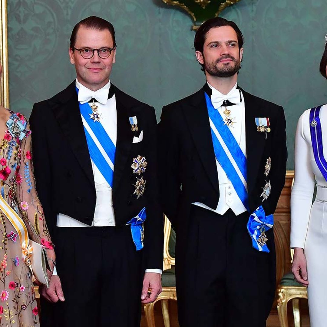 La Familia Real sueca luce las condecoraciones otorgadas por Felipe VI en su viaje de Estado