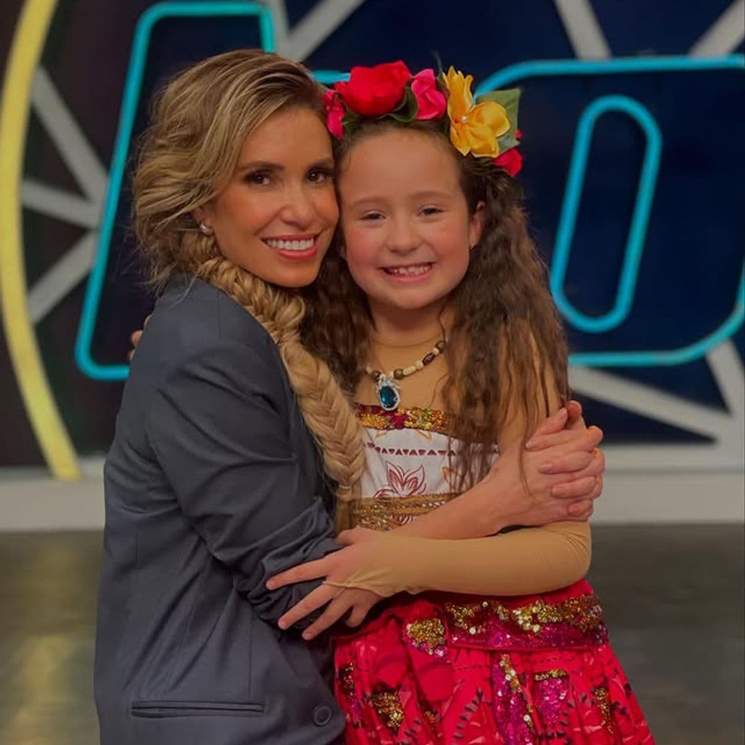 Michaela, hija de Daniel Bisogno, debuta en el programa 'Hoy' con una rutina de baile muy especial