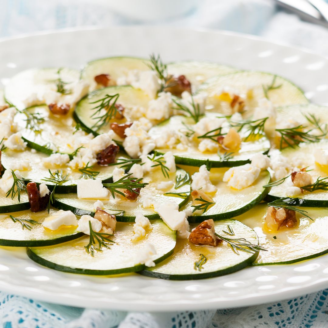 Carpaccios vegetales de verano: ligeros, bonitos y listos en pocos minutos