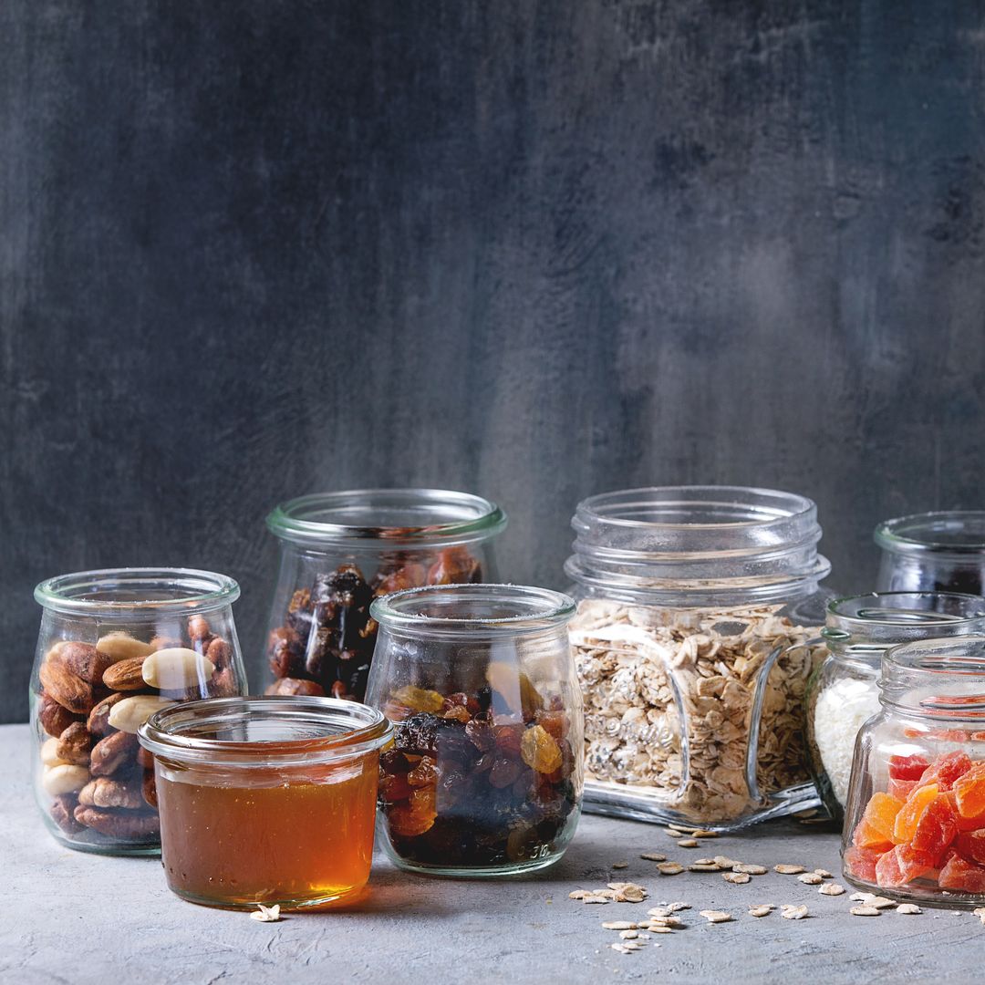 Alimentos naturales para hacer granola