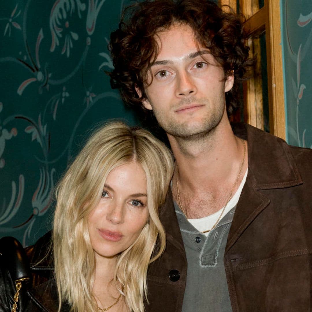 Sienna Miller posa espectacular junto a Oli Green, dos meses después de ser mamá