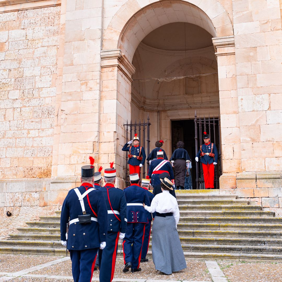 Recreación histórica del eclipse que presenció en Lerma Alfonso XIII, Burgos