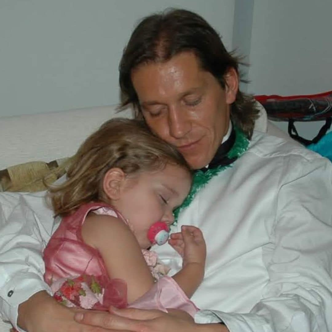 Malu Salgado felicita a su padre, Michel Salgado, por su 50 cumpleaños