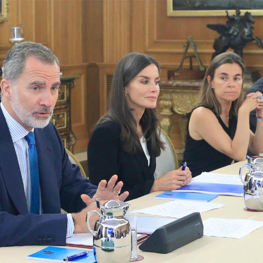 Los Reyes se reúnen con la Fundación Princesa de Girona cuando faltan días para el regreso de Leonor