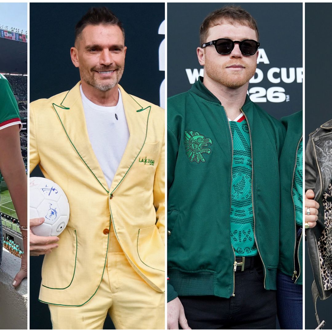 ¡México está de fiesta! 'Canelo' Álvarez, Jacky Bracamontes, Diego Boneta, Roberto Carlos... todos los famosos en la inauguración del Mundial 2026