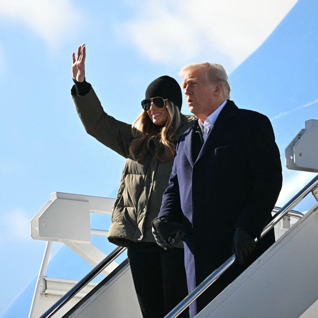 Los elegantes looks de Melania Trump en su primer viaje como primera dama